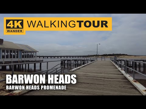 Barwon Heads Promenade Walking Tour in Barwon Heads, Australia (4K 60fps)