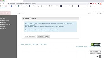 Summer Reading: How to add a child account & link accounts