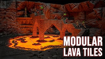 Lava laat je gezicht smelten - Heldere modulaire lavategels!