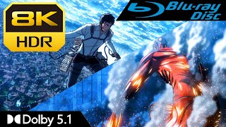 [8K HDR] Bertholdt's Transformation - Attack on Titan | Blu-Ray•Dolby 5.1