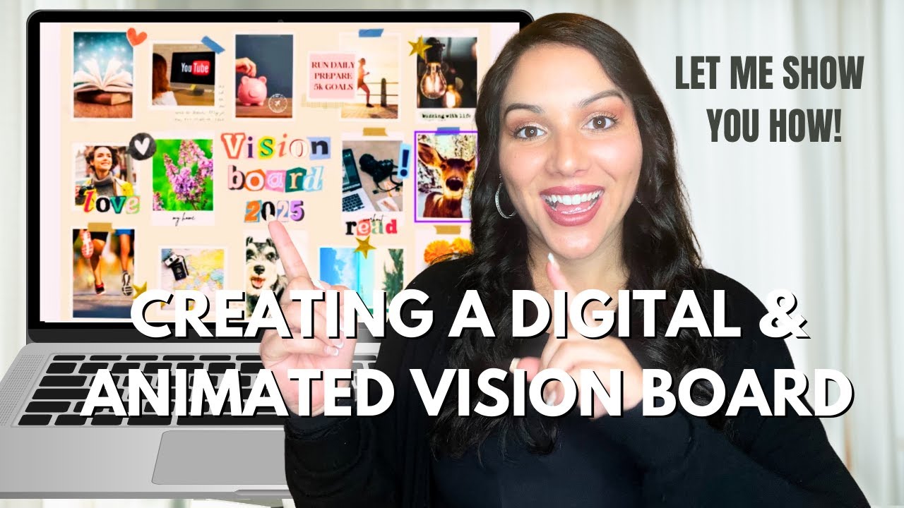 HOW TO CREATE A DIGITAL VISION BOARD 2025 | STEP BY STEP EASY TUTORIAL ...