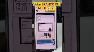 How to VOTE BLANK OR NULL on the ballot box in the runoff election #2026elections #tips #ballotbo...