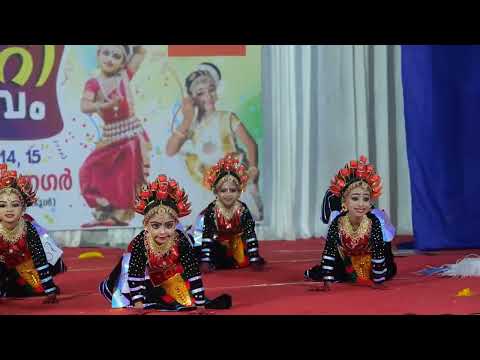 നഴ്സറി കലോത്സവം.. സംഘനൃത്തം - "കരിമുഖ ഭഗവൻ ശ്രീ വിനായകൻ" | Group Dance Stage 1 | Karimukha Bhagavan