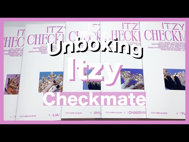♡Unboxing ITZY 있지 5th Mini Album Checkmate 체크메이트