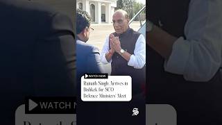Rajnath Singh Arrives in Bishkek for SCO Defence Ministers’ Meet