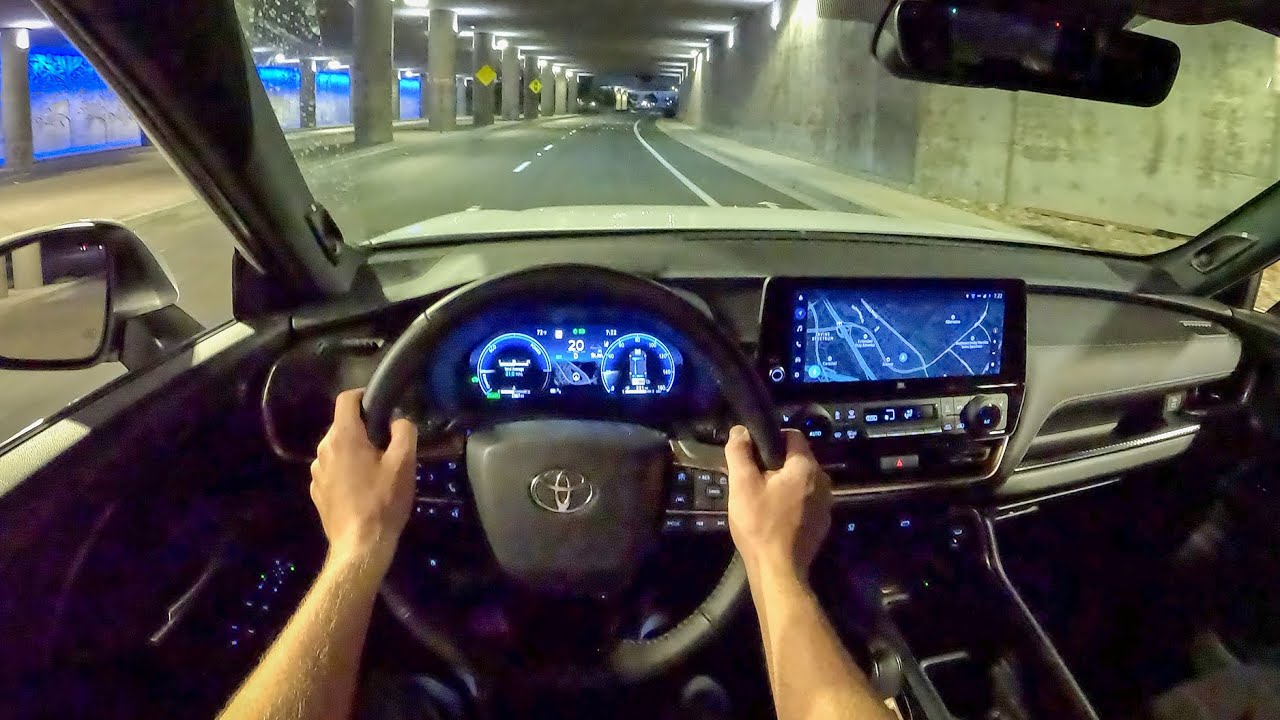 2024 Toyota Grand Highlander Limited - POV Night Drive (Binaural Audio)