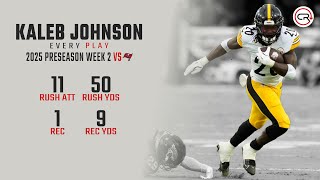 Kaleb Johnson Preseason Week 2 Highlights | Every Run, Target, and Catch vs Buccaneers