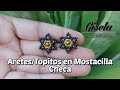 DIY| 💛Como Hacer Aretes/Topitos en Mostacilla Checa [Tutorial Paso a Paso]