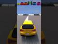 Bid and Small Car vs Road Block - Beamng.Drive #Beamng.drive #shorts #cars