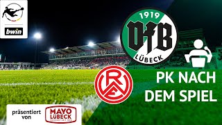 PK nach dem Spiel | VfB Lübeck vs. Rot-Weiss Essen | Saison 2023/24