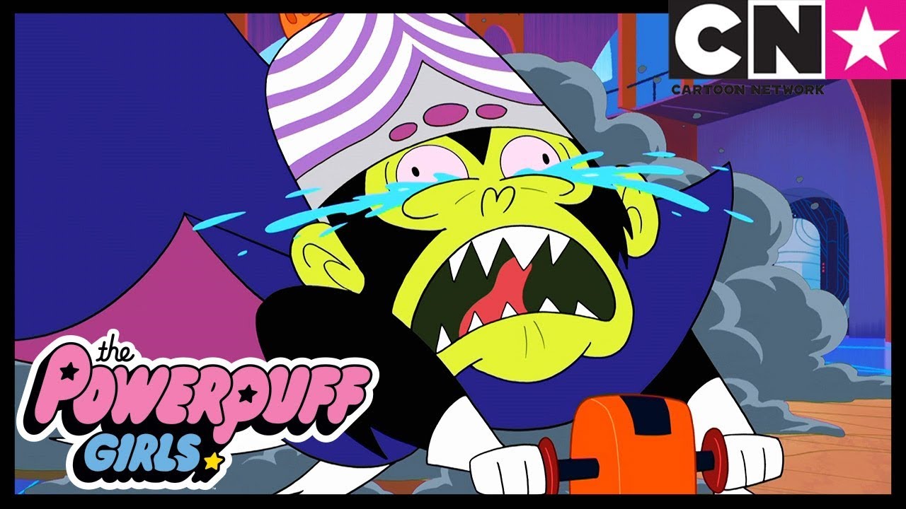powerpuff girls mojo jojo atempts to build a shelf cartoon