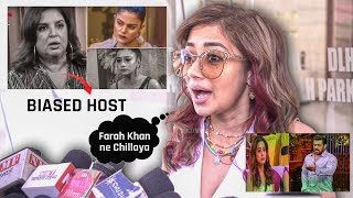 Tina Dutta TAUNT Farah Khan in Public Indirectly Called her Biased host | Salman Khan is....