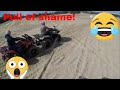 Honda 420 going deep | Fat Daddy's Atv Park |