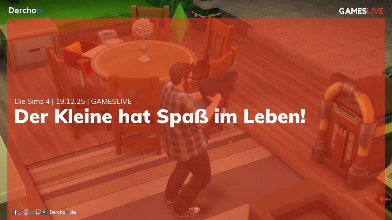 Der Kleine hat Spaß im Leben! | Die Sims 4 | GAMESLIVE | 19.12.25