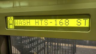 IND Subway: R46 (A) Train Ride from Ozone Park-Lefferts Boulevard to Washington Heights-168th Street