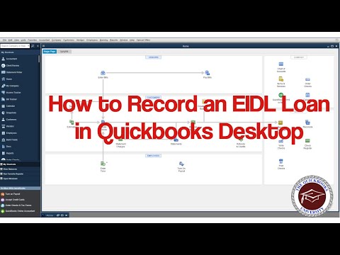 How to Record an EIDL Loan in Quickbooks Desktop
