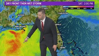 Winds return by Wednesday with another weekend storm system on the way