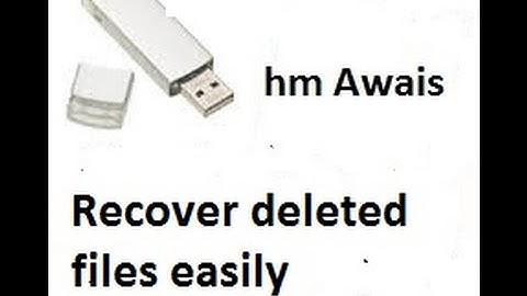 recover deleted files from usb or sd card and external devices  - modren way