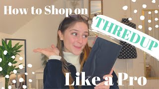 How to Shop on ThredUP like a Pro | ThredUP Thrift Shopping Guide and Tips | Anna's Green Threds