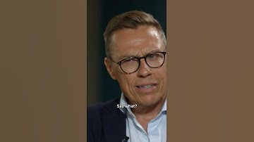 Finland’s president learns what ‘elbows up’ means