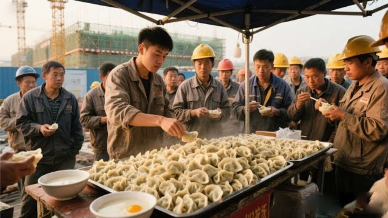 大姐路边摊卖手工水饺，5元一份，还是手工现包的，又便宜又实惠！【小帅探店】