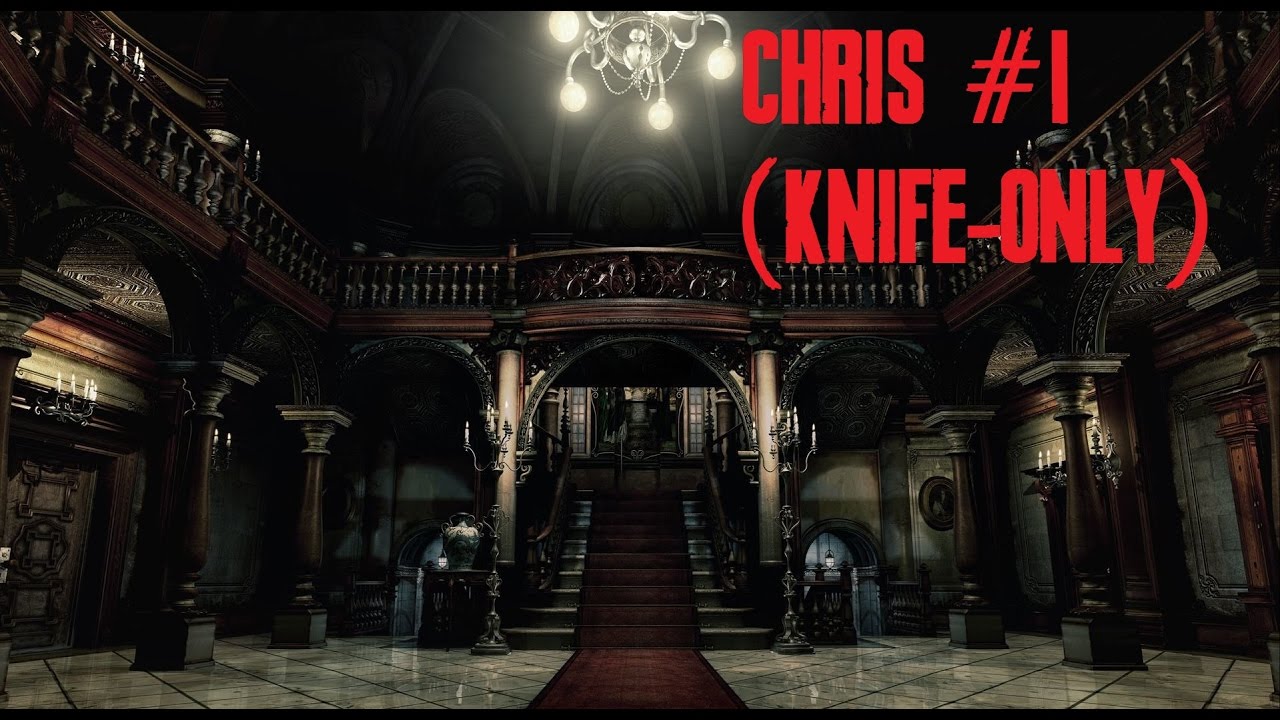 Resident Evil HD Remaster Walkthrough (Chris Knife-Only) Part 1
