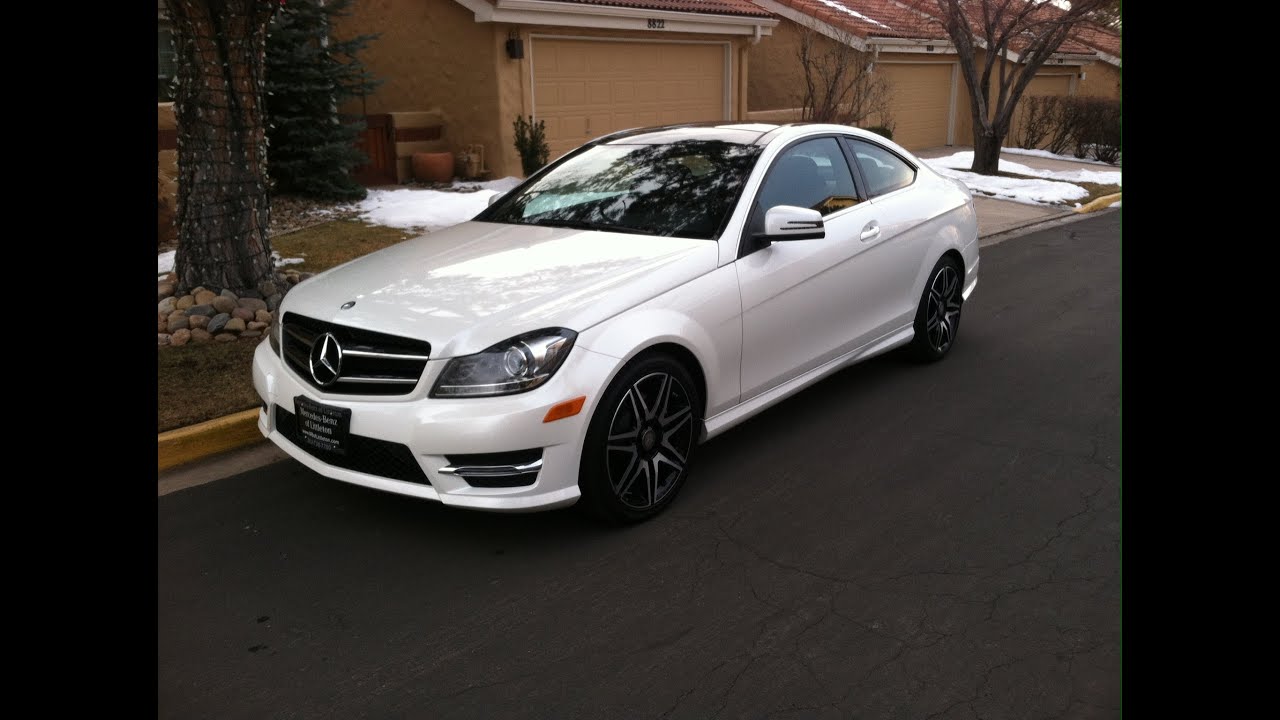 2014 Mercedes Benz C350 4matic Coupe Start Up In Depth Tour And Review