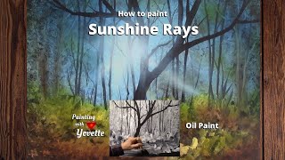 How to Paint SUNSHINE RAYS // Step by step // With Yovette