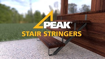 Peak Stair Stringer Installation