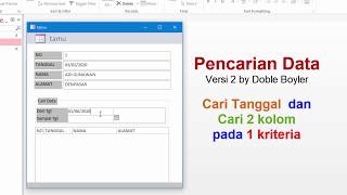 Date-Based Data Search | MS Access Tutorial Indonesia screenshot 5