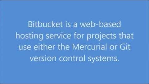 Bitbucket - Version Control System - Features