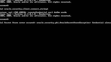 Connecting to Oracle database with Secure Password Store - Demo4