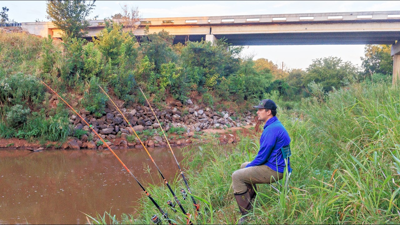 I Fished the Creek Bridge ALL NIGHT…Then My Rod DOUBLED!