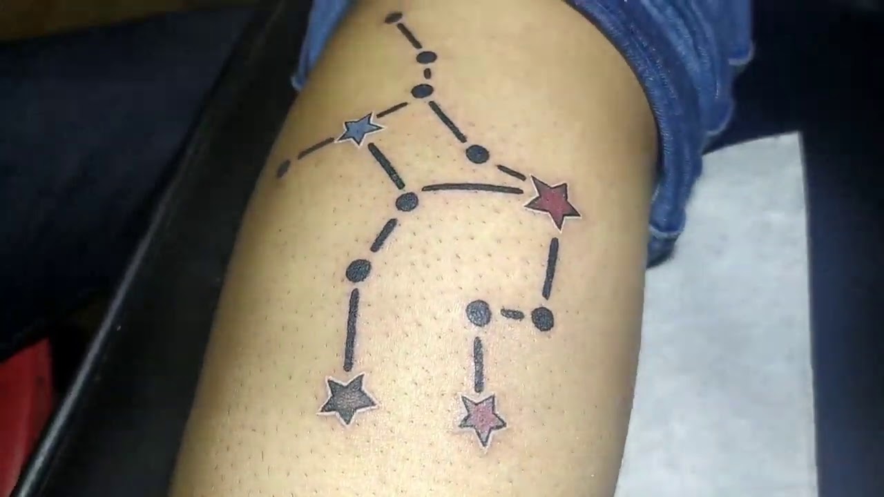 A Virgo constellation tattoo can be minimalist and elegant. Consider a  simple line drawing of the Virgo constellation with its distinctiv... |  Instagram