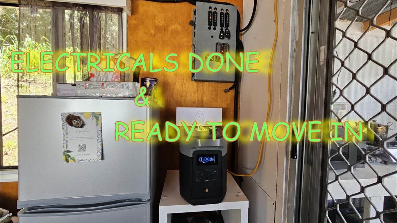 "Almost Ready: Our Off-Grid Living Build - Electrical Work Complete ...