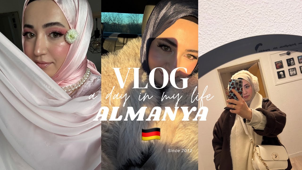 Almanya Vlog 🇩🇪 Lidl Alışverişim , Düğüne gidiyorum 🌸
