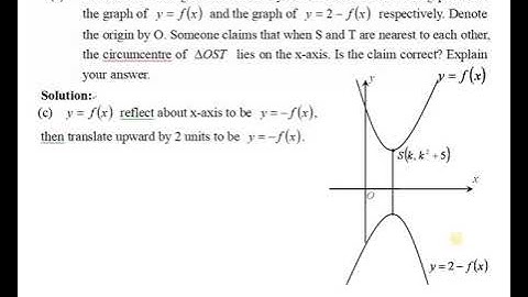 2015 HKDSE Maths Core Paper 1 Solution q18, Quadratic Equation - Completing square, Transformation