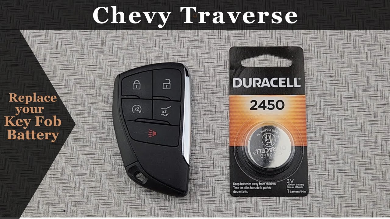 How to DIY Replace Change a 2025 Chevy Traverse Key Fob Remote Battery