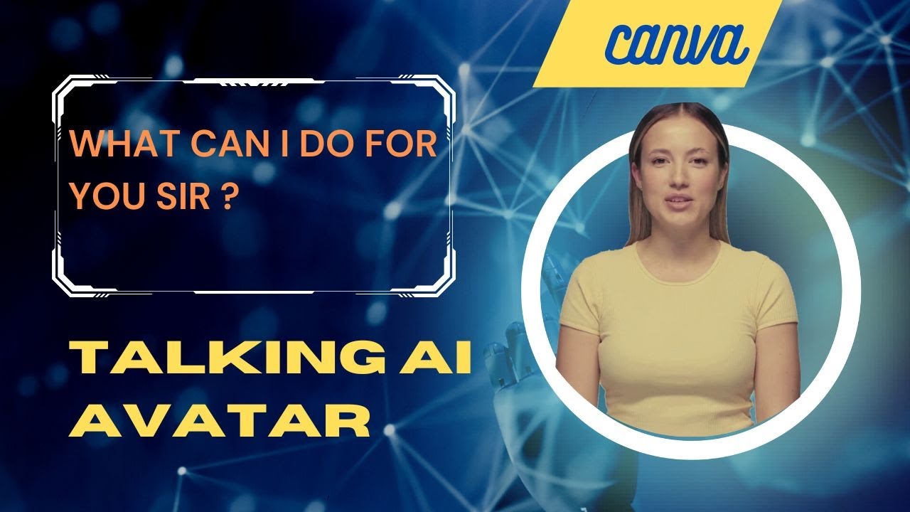 How to create a talking AI avatar using Canva for free - YouTube