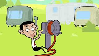 Mr. Bean Caravan Overstroming en Viool Straatmuziek Chaos | Mr. Bean Geanimeerd