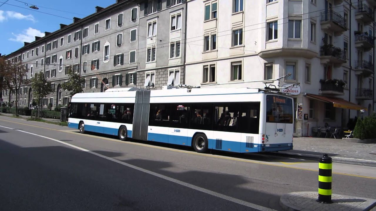 Trolleybussen in Zürich 12