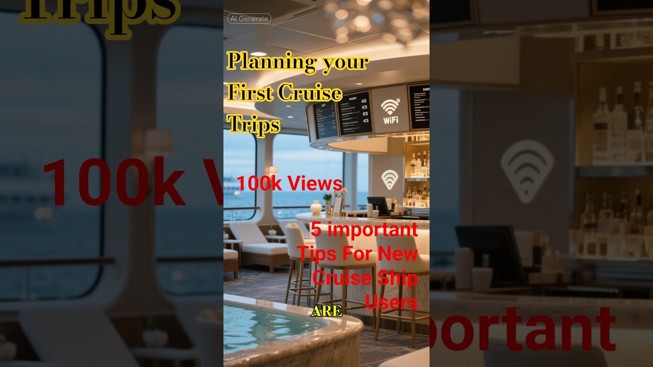 Here are the 5 most important tips every new cruise travelers?