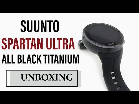 Suunto Spartan Ultra All Black Titanium Unboxing HD (SS022655000)