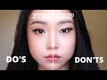 EYEMAKEUP MISTAKES TO AVOID | DOs & DONTs (ASIAN MONOLID EYE)