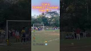 TOP 5 FUNNIEST Football Fails 😂⚽ #funny #footballshorts #football  #funnyvideo  #top5