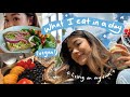 WHAT I EAT IN A DAY while living on my own! (VEGAN) *:･ﾟ✧