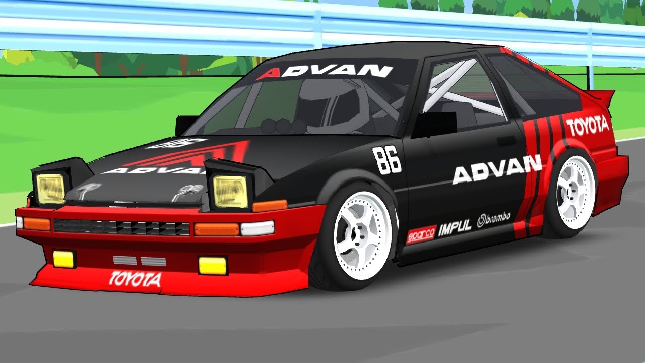 CORRENDO COM O AE86 DA ADVAN EM GUNSAI - FR LEGENDS - YouTube