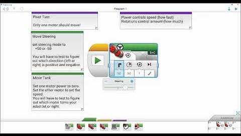 EV3 Pivot Turn: Move Steering and Move Tank