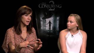 Conjuring 2 Interview with Frances O'Connor & Madison Wolfe