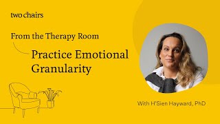 From the Therapy Room: Emotional Granularity